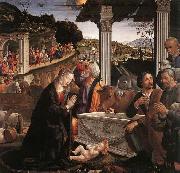 Domenico Ghirlandaio Adoration of the Shepherds oil painting